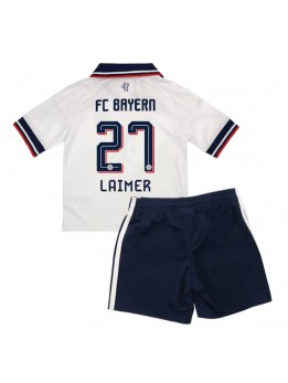 Otroški Nogometna dresi replika Bayern Munich Konrad Laimer #27 Gostujoči 2026-27 Kratek rokav (+ hlače)